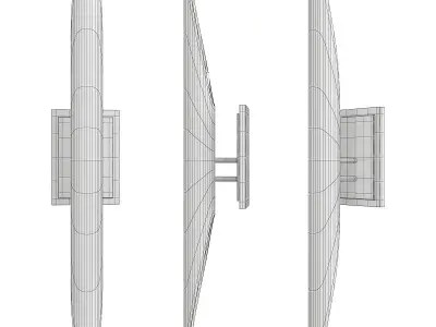 Redford Sconce Low-poly 3D model