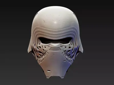 Kylo Ren Helmet  high model 3D model