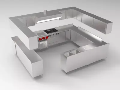 KITCHEN 49 3D model