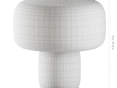 Cogi - Modern Design table lamp in Murano glass 3D model
