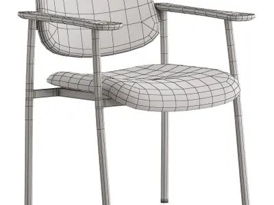 CB2 Warren Chair 3D model