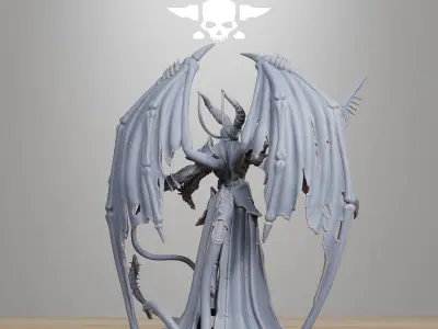 Demon Queen 3D print model