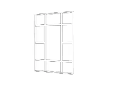Window Low-poly 3D model 5