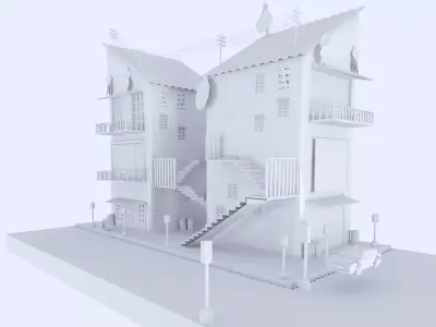 MiNi CiTy Low-poly 3D model purchase
