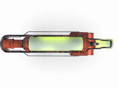 Sci-Fi Injector 3D model