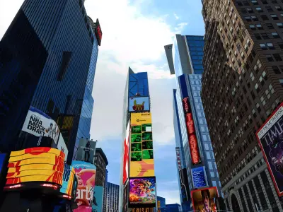 TIMES SQUARE - BROADWAY 3D model