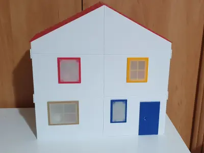 Doll House - OpenSCAD parametrizable 3D print model