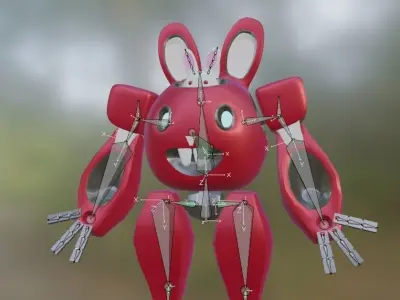 BUNNYBOT the Mecha 3D model