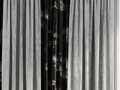 Curtain Set 86 3D model