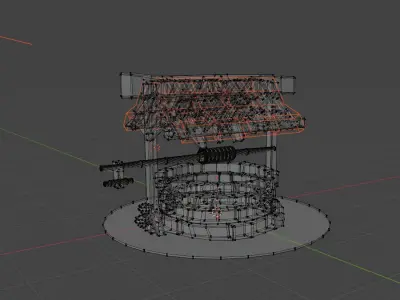 Lowpoly Well Free 3D model