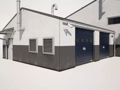 Industrial Building  3D model