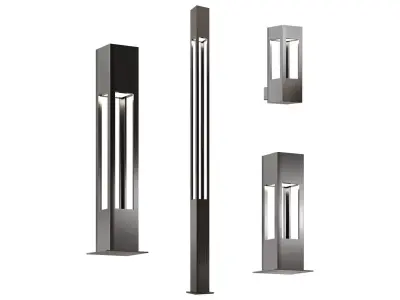 Set of lanterns 3D model