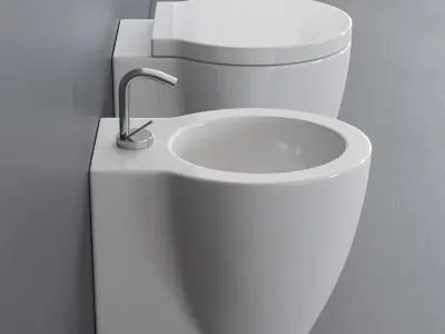 Ceramica Cielo Easy Evo WC Low-poly 3D model