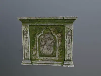 column Low-poly 3D model