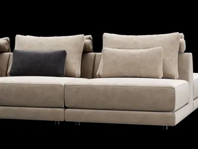 Frigerio sofa 001 3D model
