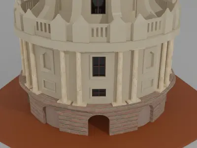 Building oxford cathedral 3D model