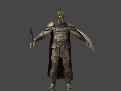 Armored Warrior Gladios 3D model