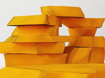 Rock stone collection n7 3D model