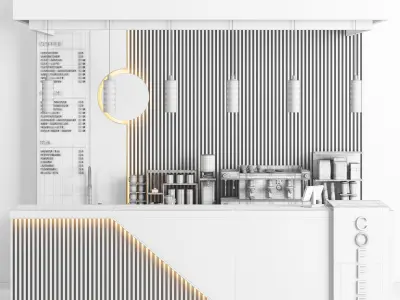 coffee shop 2 3D model