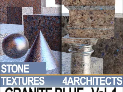 Granite Blue and Materials Vol 1 Texture