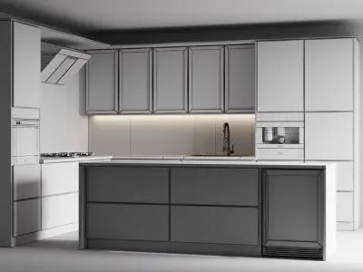 Kitchen 025 3D model