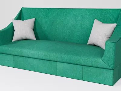 soft sofa 3D model