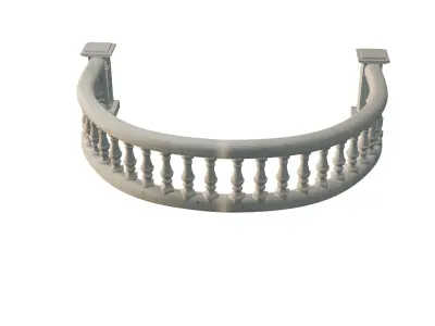 Concrete Balustrade 3D print model