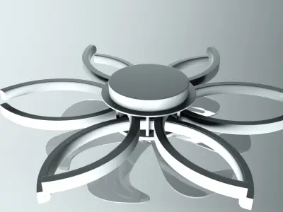ceiling light 009 Free 3D model