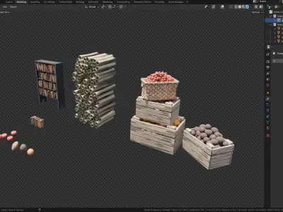Blender 4 Geo Stacker 3D model