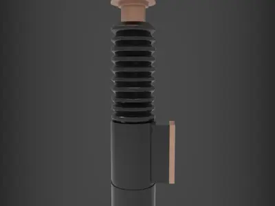 luke skywalker lightsaber Free 3D print model