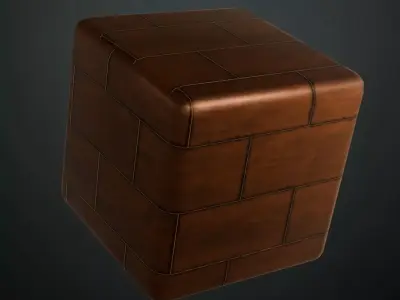 Realistic Metal Copper Roof PBR Seamless Texture