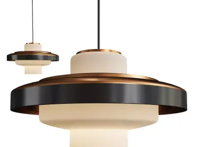 Stilnovo Ceiling Pendant Model 1219 Low-poly 3D model