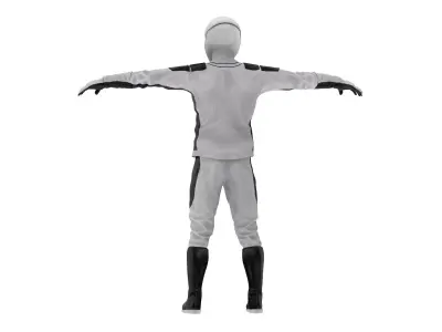 Spacesuit SpaceX Dragon Starman 2 Low-poly 3D model