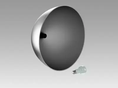 Industrial Lamp 3D model