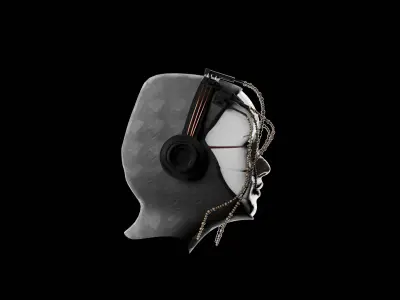 Fantasy  Scifi mask 3D model