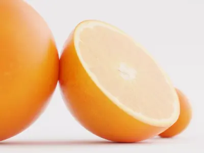 Food Photography Oranges 3D model