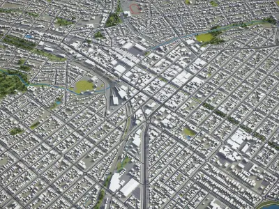 Ballarat  Low-poly 3D model