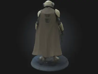 Elite Galactic Bounty Hunter  Highly Detailed 3D Printable 3D print model