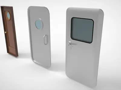 Ship Door 3D model