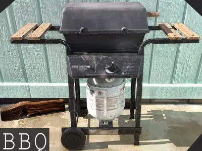 BBQ Grill  Low-poly 3D model