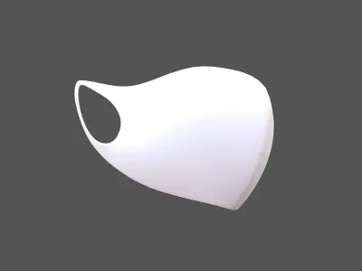 Mask v2 002 Low-poly 3D model