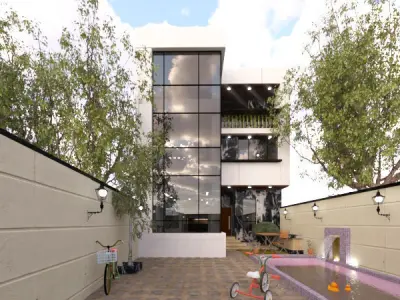 3D Model of a modern Villa collection with Unrivaled Detail 3D model