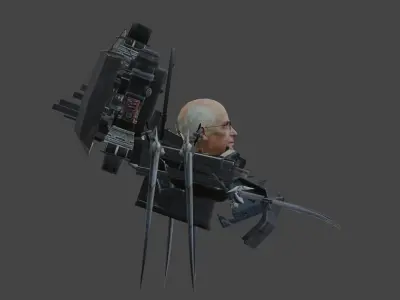 scientist toilet upgraded 3D model