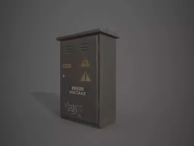 Street Props Pack  Low-poly 3D model