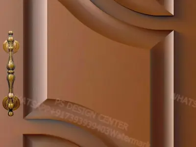 door design for carving in cnc machine artcam rlf an aspire file 3D model