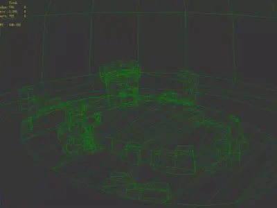 Low Model - Sleeping Beauty Dark Forest 36 3D model