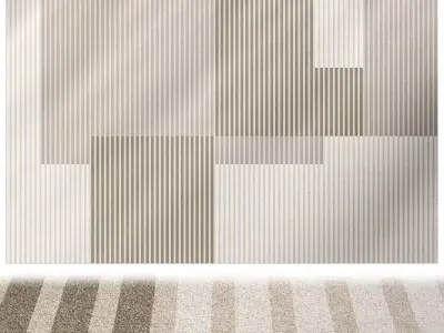 Geometric Modern Rug 3D model