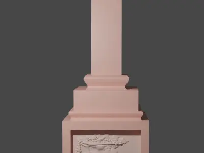 pilar 3D model Free 3D model