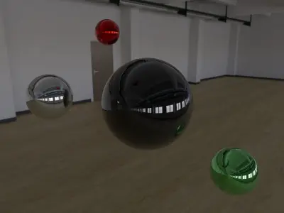 HDRI - Office Interior 1 Low-poly 3D model