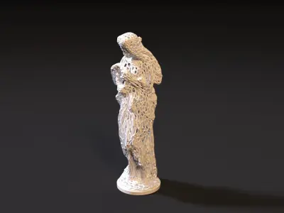 Figurine woman 3D print model